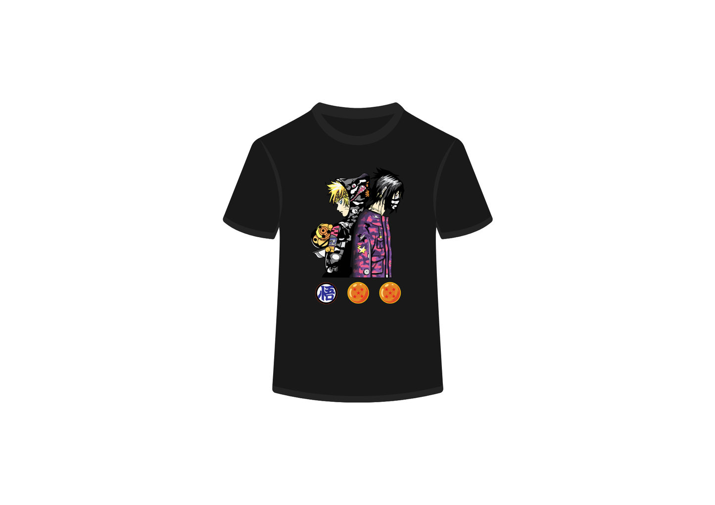 Naruto x Monkey D. Luffy Mashup Tee