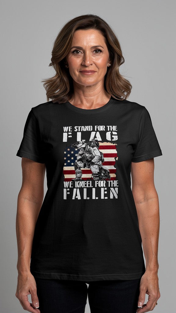 We Stand for The USA Flag Tee