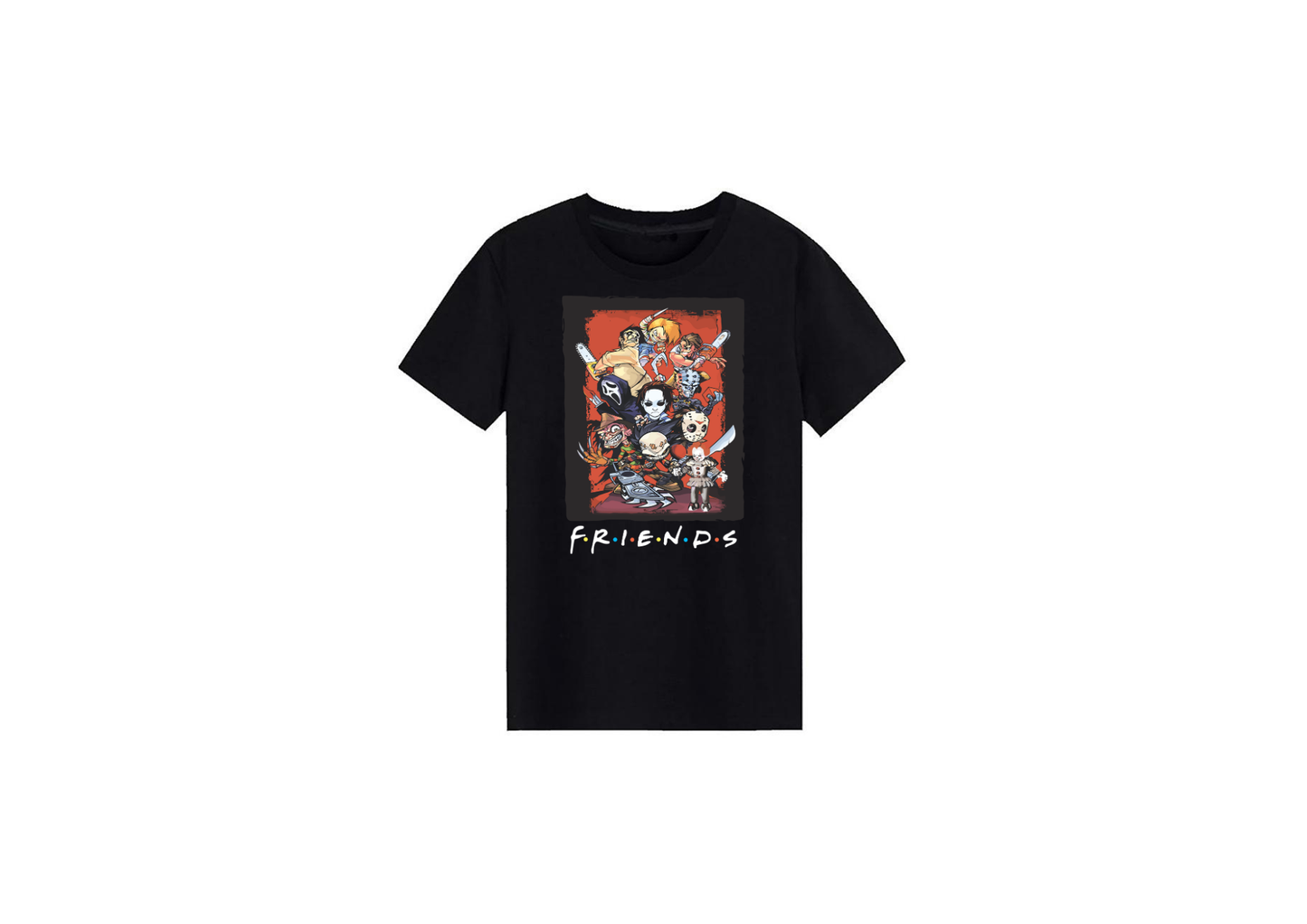 Horror Villans as Friends Tee