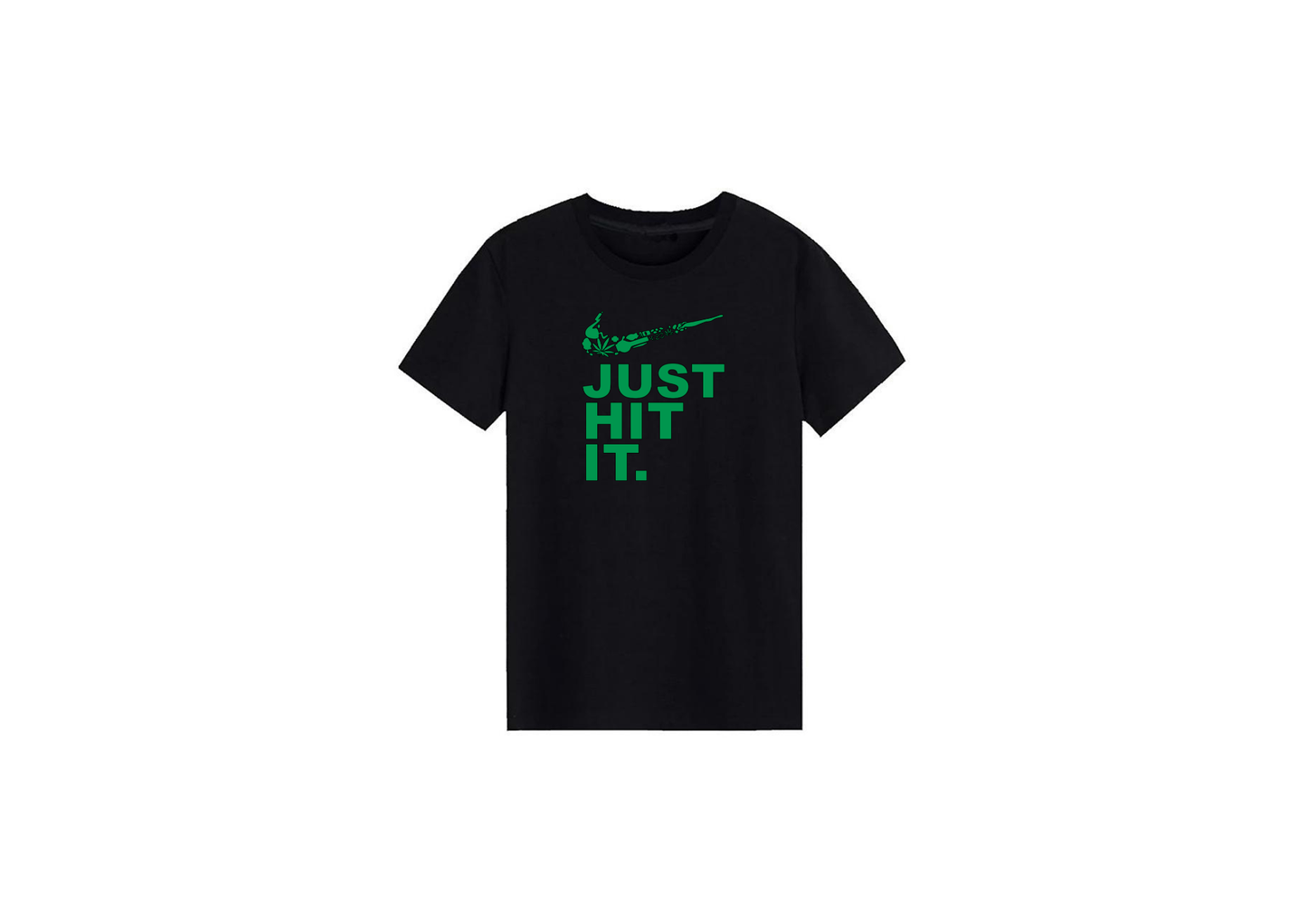 Just Hit It Black Tee