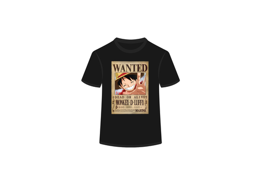 Monkey D. Luffy is Wanted Tee