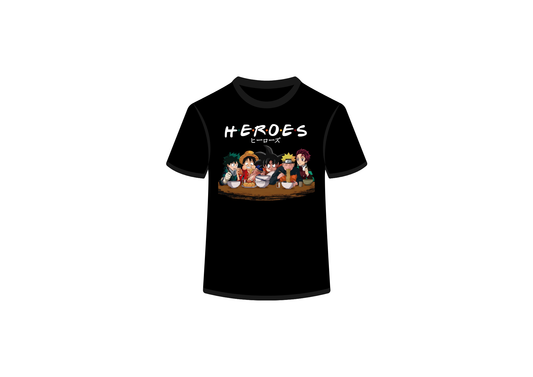 The Anime H.E.R.O.E.S. Tee