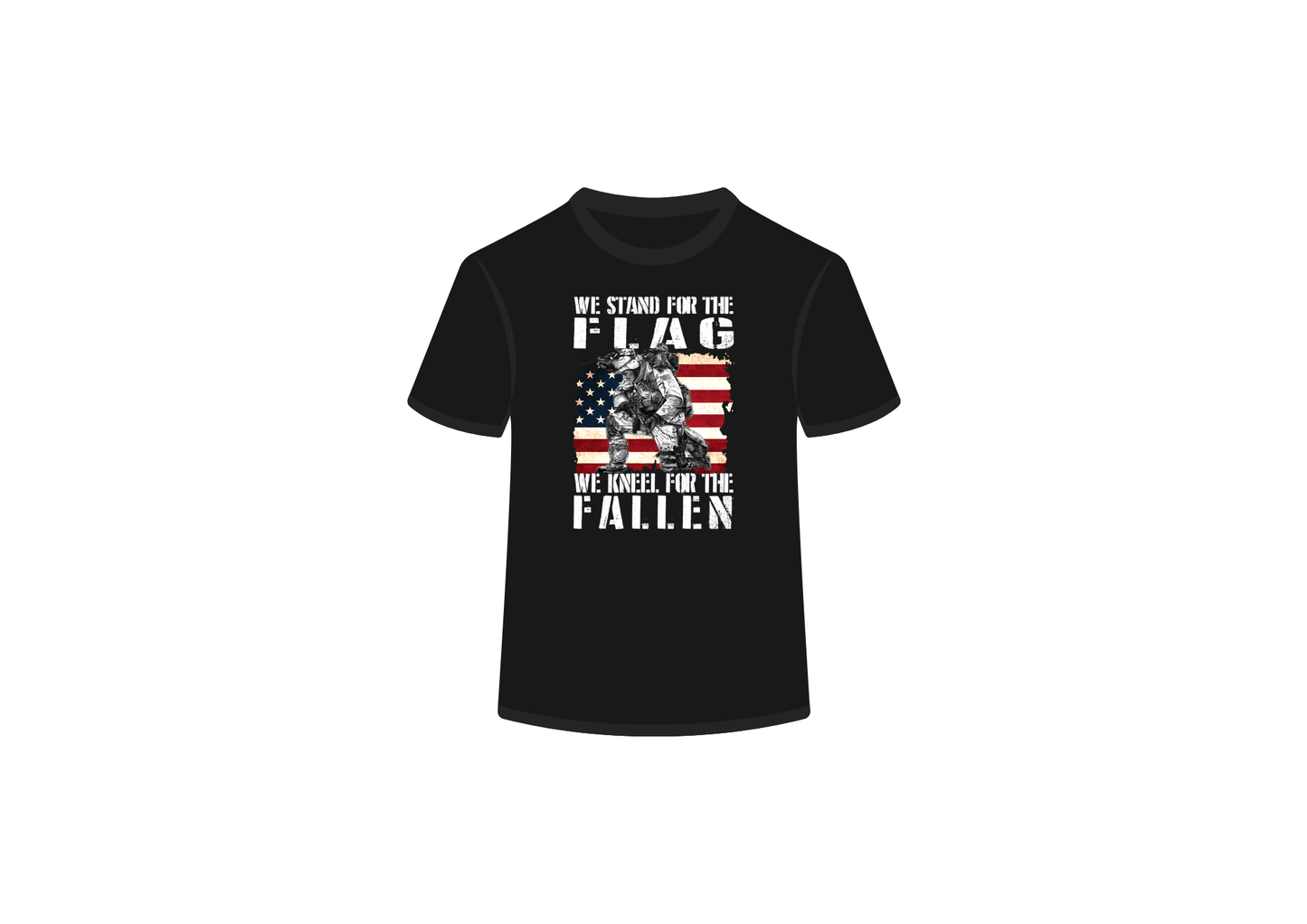 We Stand for The USA Flag Tee